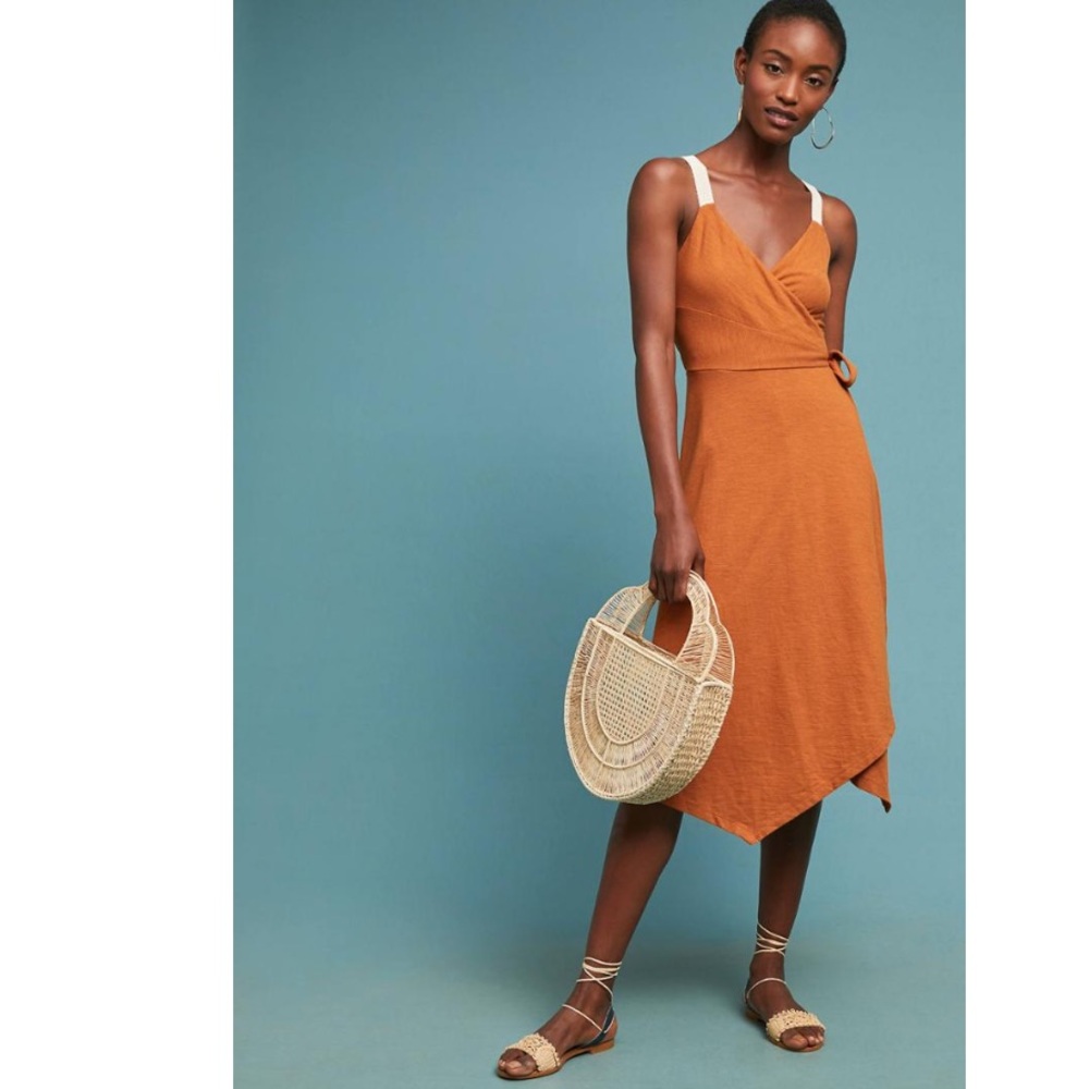 Elegant Wrap Dress Anthropologie Akemi + Kin Wrap Dress Anthropologie Size: 16